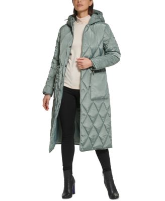 Kenneth Cole Women's Hooded Anorak Coat 