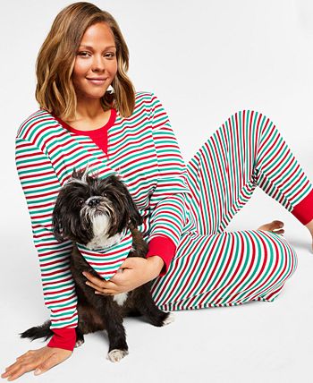 Family Pajamas Matching Women's Plus Size Thermal Waffle Holiday Stripe  Pajama Set, Created for Macy's - Macy's