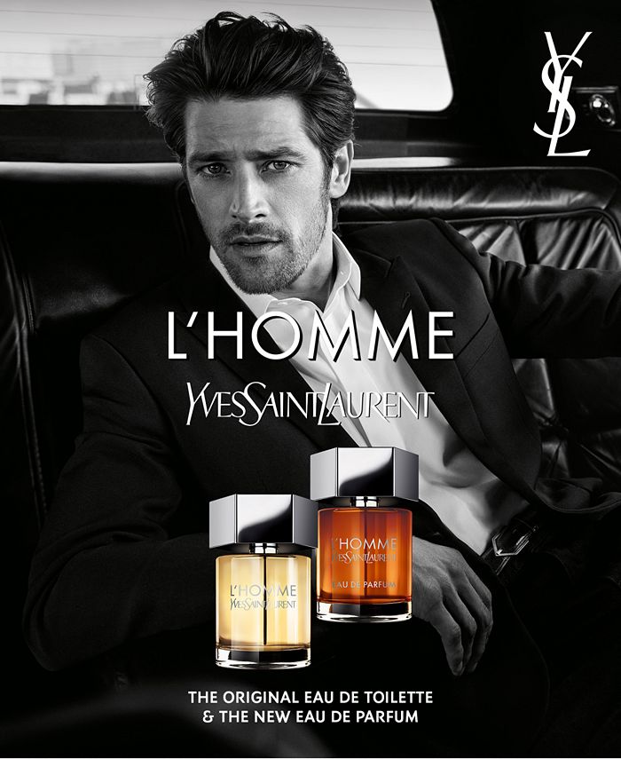 Yves Saint Laurent Men's L'Homme Eau de Parfum Spray, 3.3 oz. - Macy's