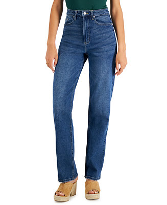Tinseltown Juniors' Baggy Straight-Leg Jeans, Created for Macy's - Macy's