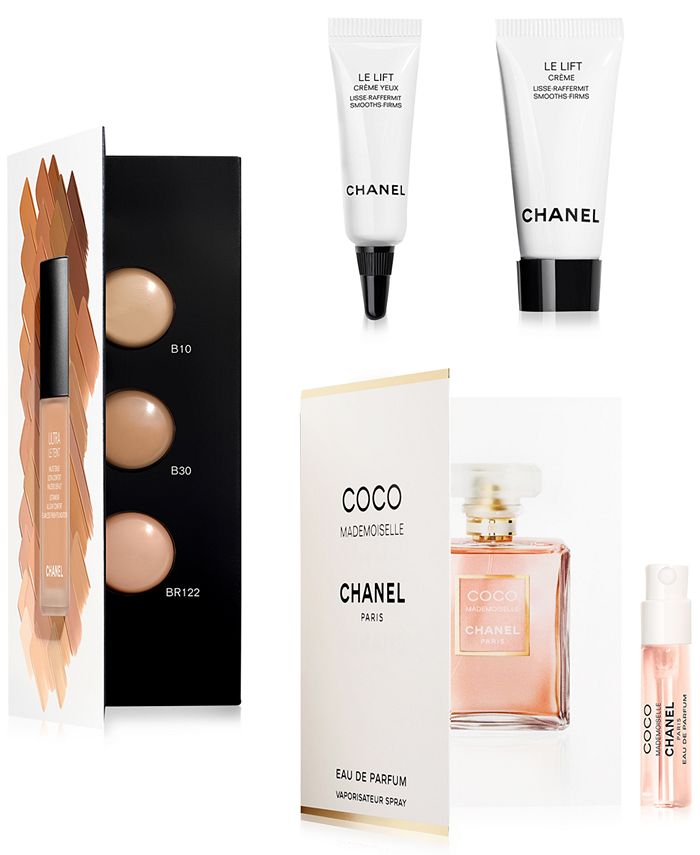 Gift Set of cosmetics Chanel 6 in 1 mascara, eyeliner, lipstick