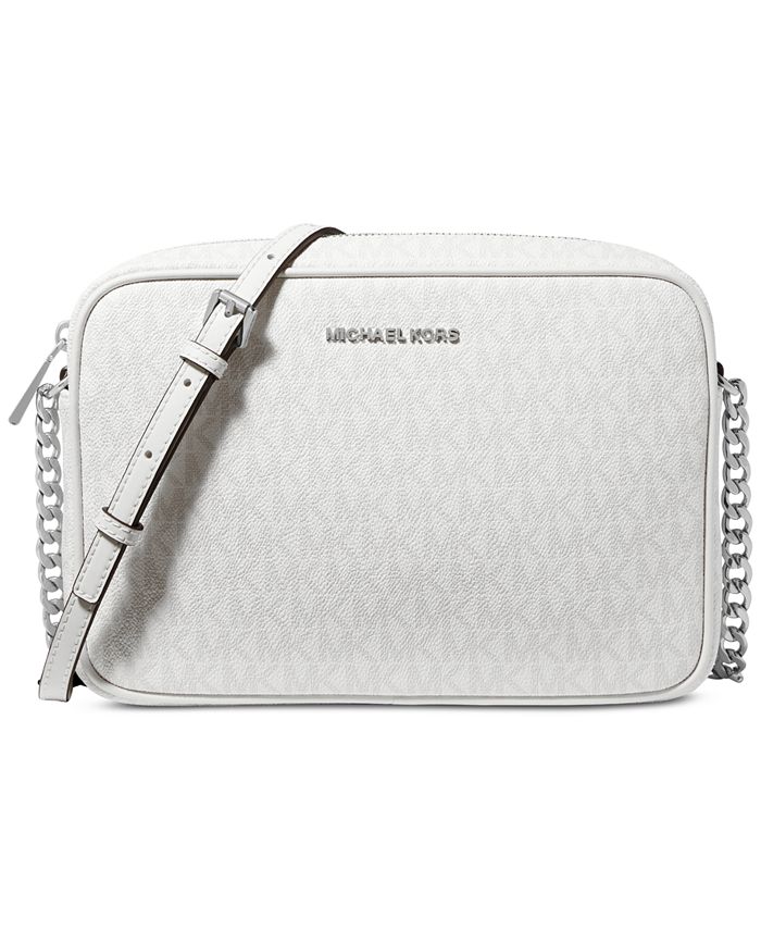 Michael Kors Signature Jet Set East-West Crossbody & Reviews - Handbags &  Accessories - Macy's