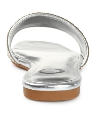 Women's Grayce Rhinestone Flat Sandals