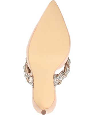 Women's Hazzl Braided Rhinestone Stilettos