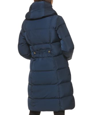 Women's Signature Asymmetrical Pillow-Collar Down Puffer Coat