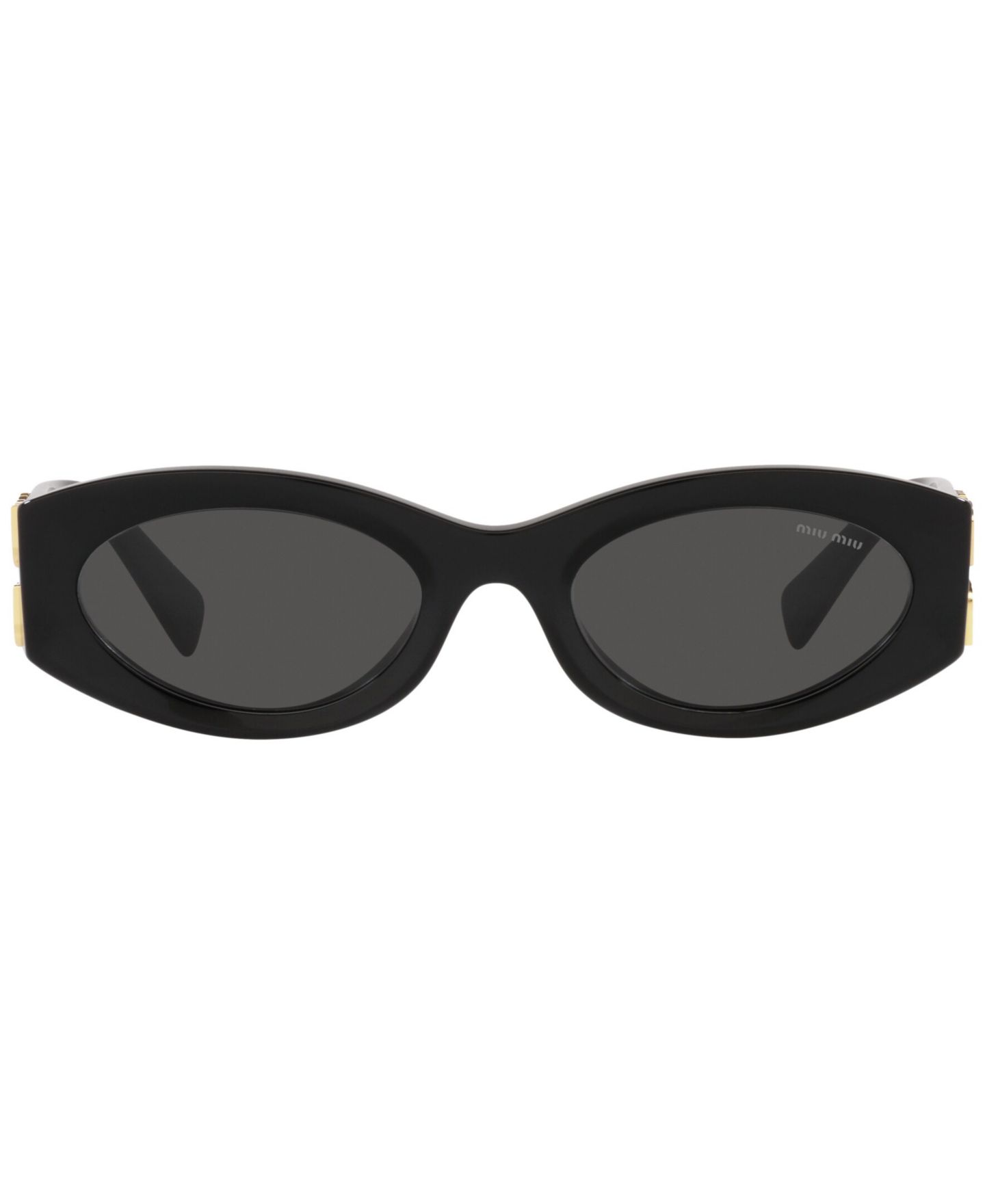 Женские солнцезащитные очки MIU MIU Sunglasses, MU 11WS, цвет: Чёрный — фото 2