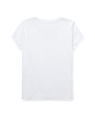 Big Girls Cotton Jersey V-Neck T-shirt