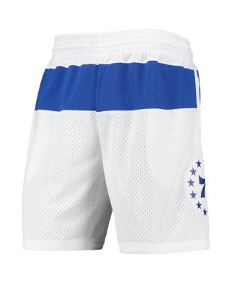 Men's White Philadelphia 76ers 2003-04 Hardwood Classics Swingman Shorts