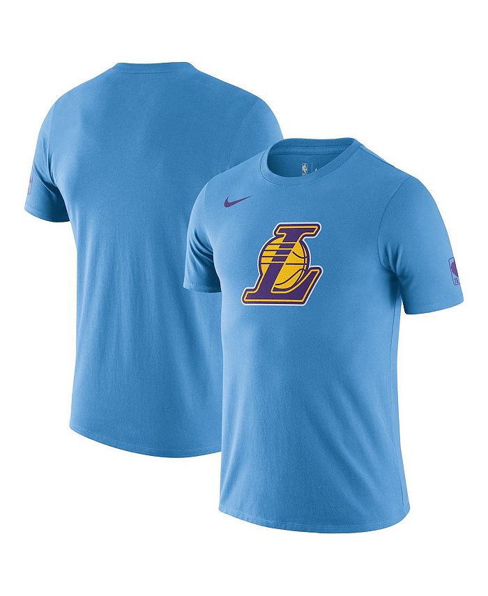 Nike / Men's 2021-22 City Edition Los Angeles Lakers Blue Dri-Fit Logo  T-Shirt