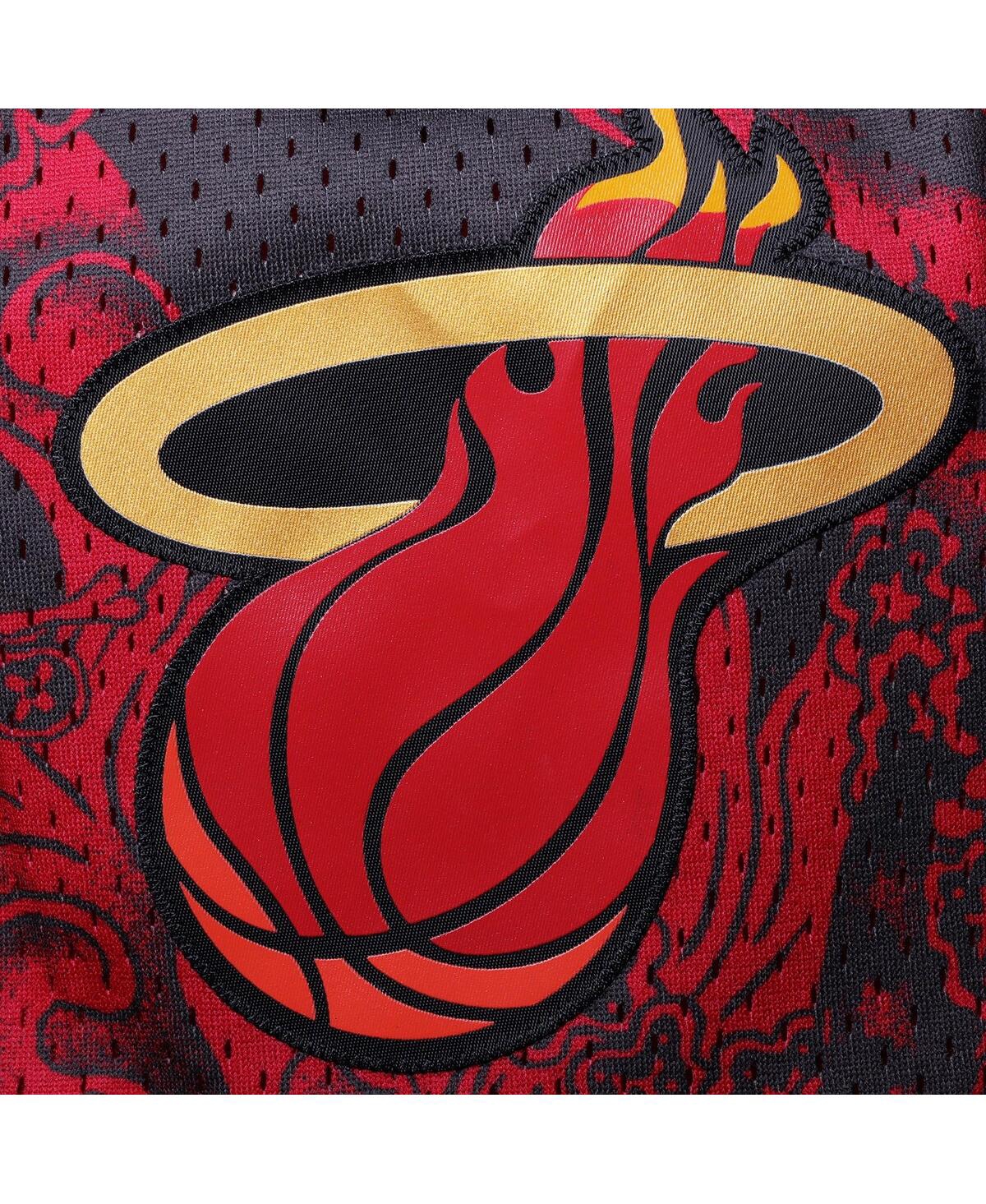 Mitchell & Ness Men's  Red Miami Heat Hardwood Classics Lunar New Year Swingman Shorts In Red