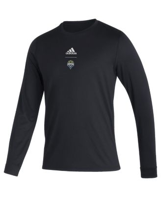 Men's Black Seattle Sounders FC Club Long Sleeve T-shirt