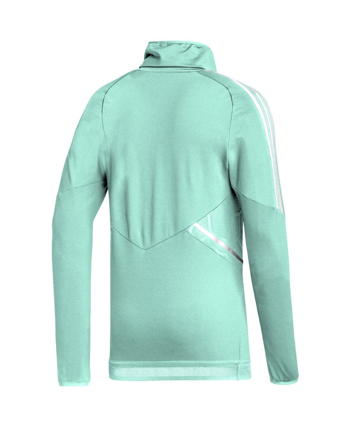 Men's adidas White La Galaxy Aeroready Raglan Warm Top - White