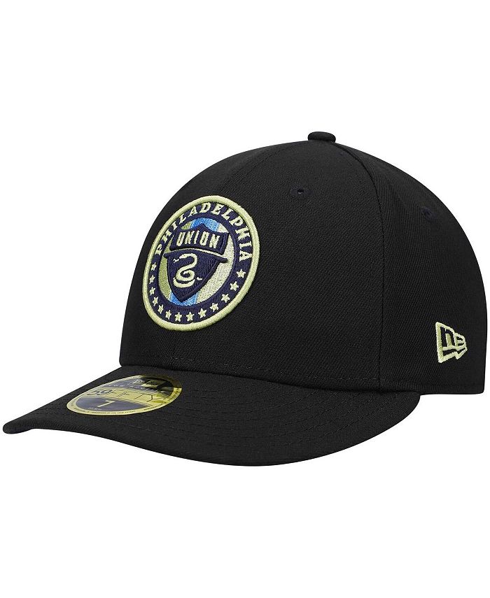 Men's Philadelphia Union New Era Black Primary Logo Low Profile