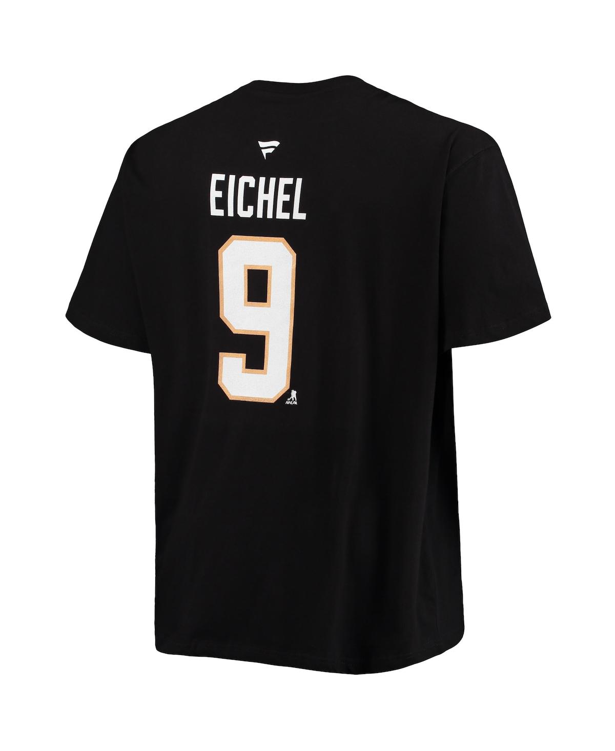Men's Fanatics Jack EichelVegas Golden Knights Big and Tall Name Number T-shirt - Black