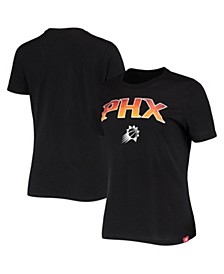 Women's Black Phoenix Suns Sunset T-shirt