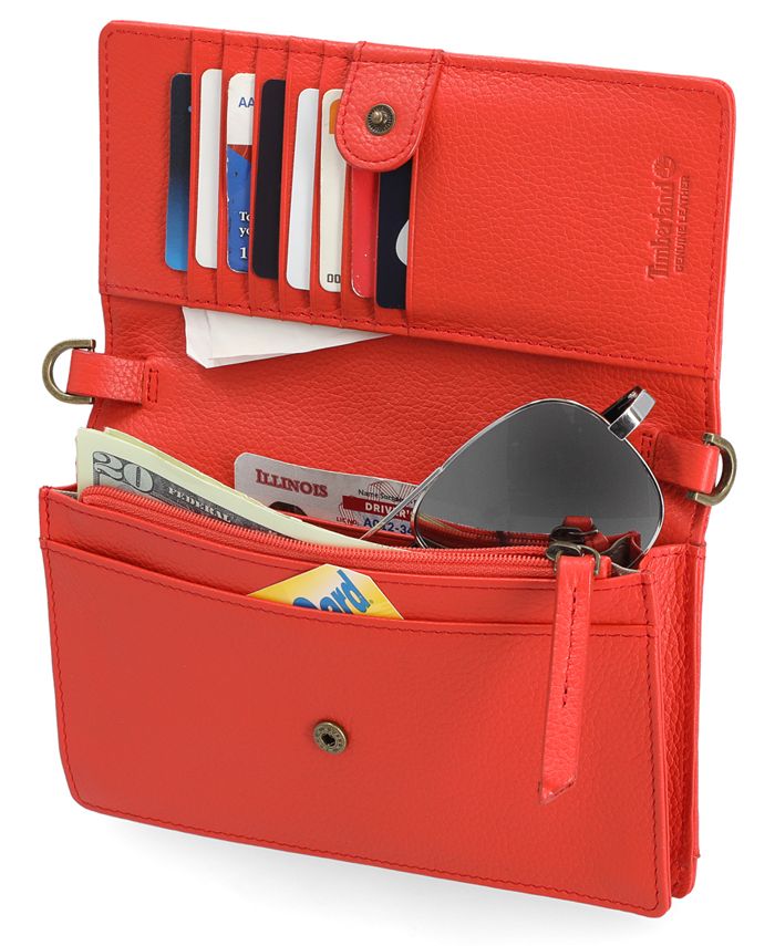 Timberland Women's RFID Leather Crossbody Bag Wallet Purse & Reviews