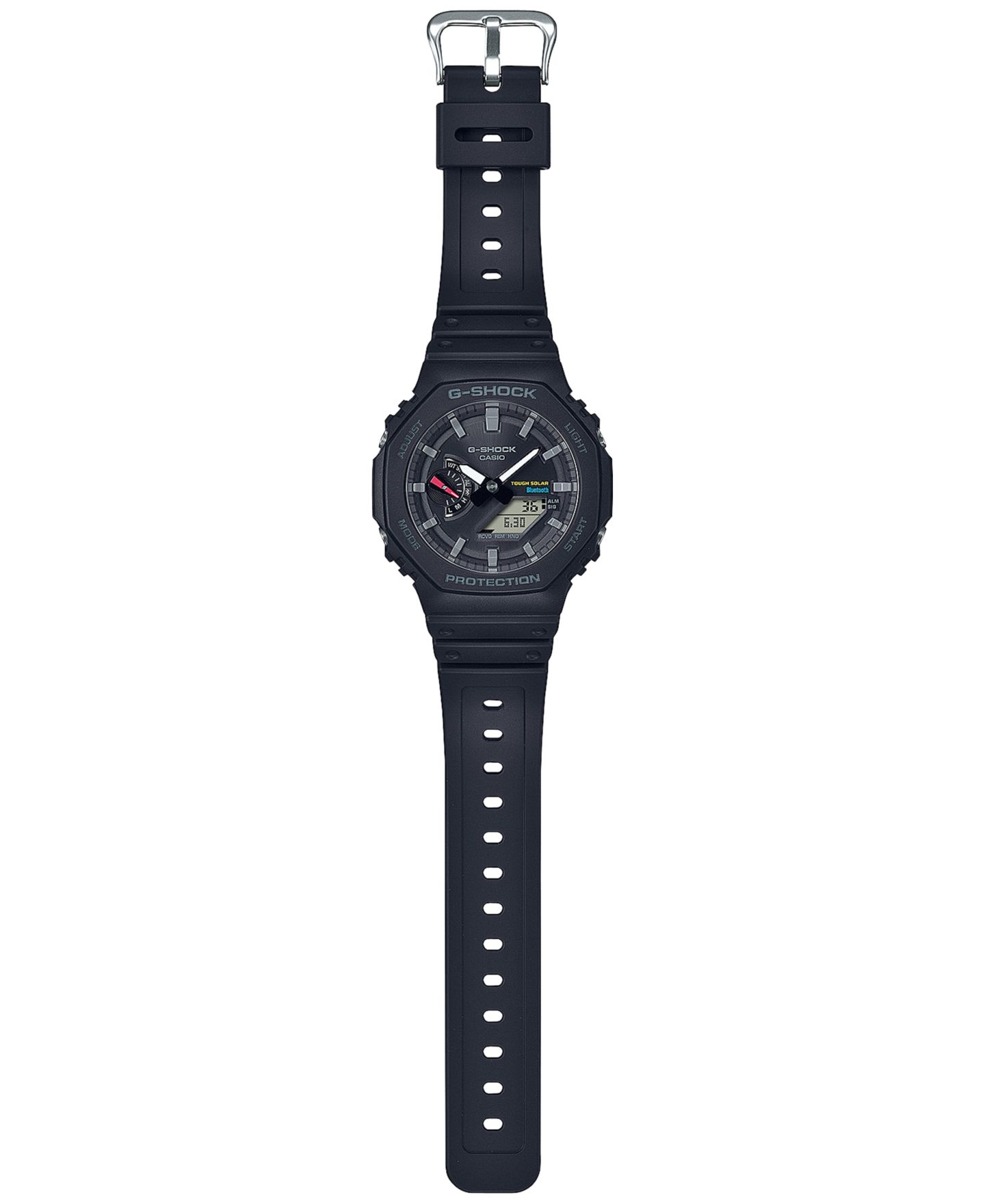 Мужские часы G-Shock Analog Digital Black Resin Strap Watch 46mm, GAB2100-1A — фото 3