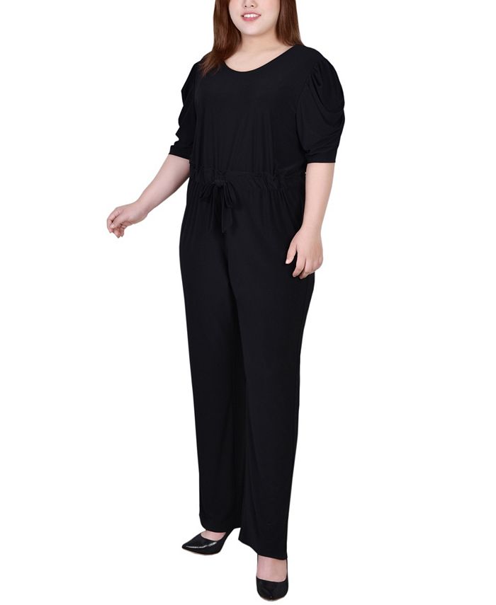 Elbow outlet sleeve jumpsuit