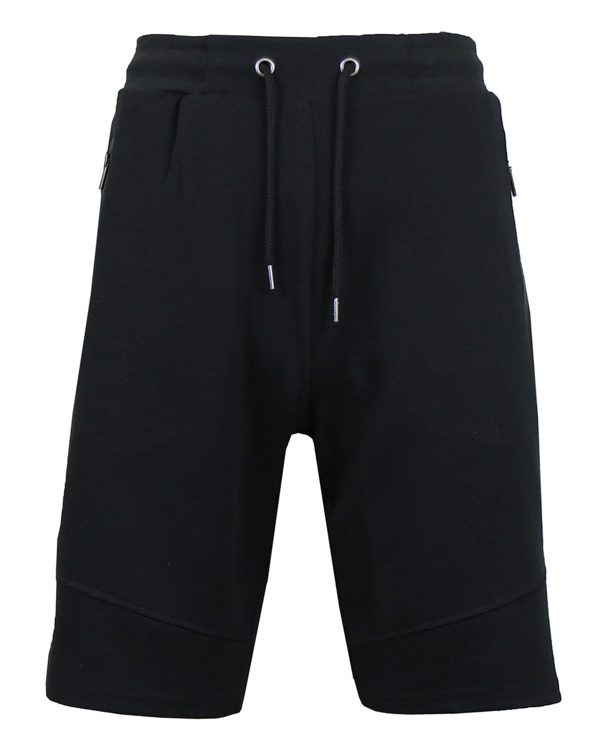 Men's Tech Shorts with Zipper Pockets - Black