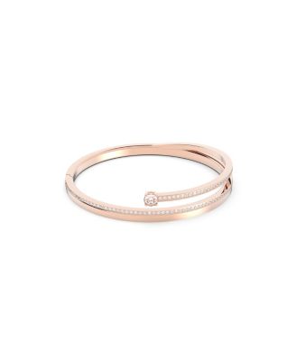 Swarovski - Rose Gold-Tone Crystal Bangle Bracelet