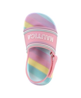 Toddler and Little Girls Luz Slide Sandals