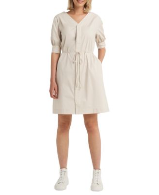 H Halston - Women's Button Dress