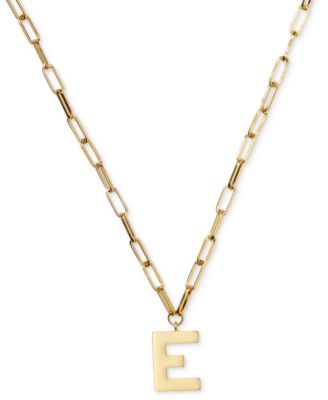 kate spade new york Gold-Tone E Pendant 