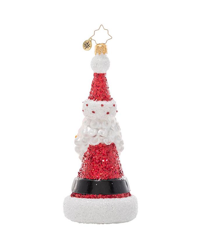 Christopher Radko Spangled Santa Glass Ornaments Macy's