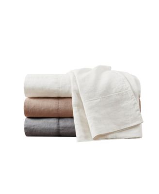 Madison Park Pre Washed Sheet Sets Bedding In Ivory