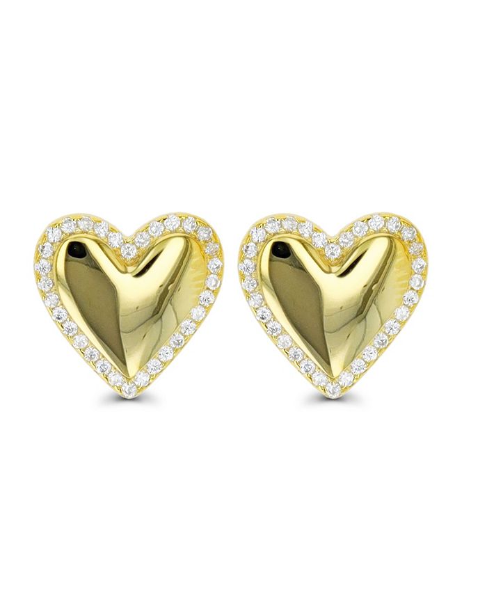 Macys store heart earrings