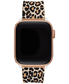 Women's Leopard Silicone Apple Watch® Strap 
