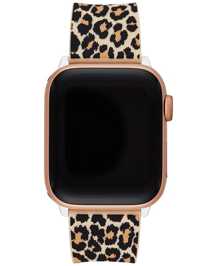 kate spade new york - Women's Leopard Silicone Apple Watch&reg; Strap
