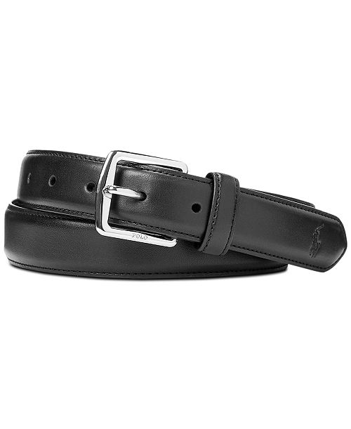 alfani Polo Ralph Lauren Men's Full-Grain Leather Dress Belt Men's Fashion & Accessories