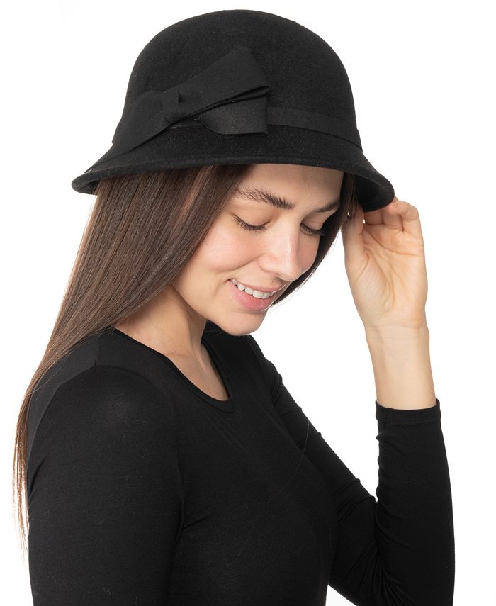 Bow cloche hat online