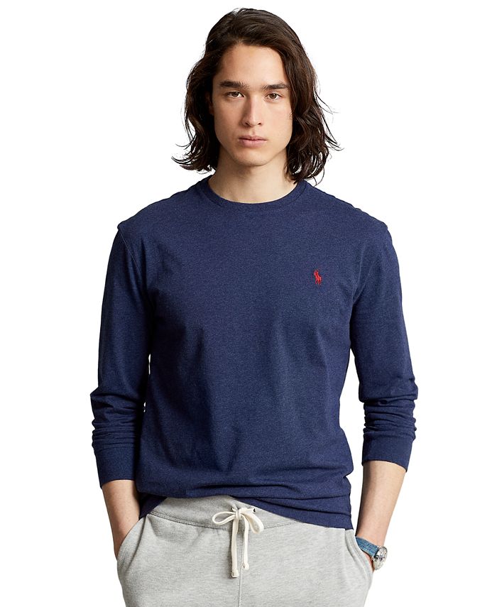 Polo Ralph Lauren Men's Classic-Fit Jersey Long-Sleeve T-Shirt - Macy's