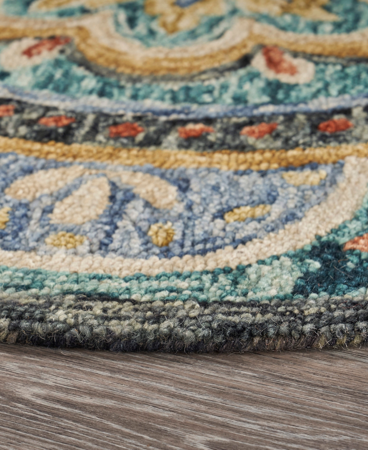 Lr Home Radiance Rdc-104 4' x 4' Round Area Rug