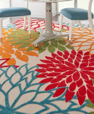 Aloha ALH05 7'10" x 10'6" Outdoor Area Rug