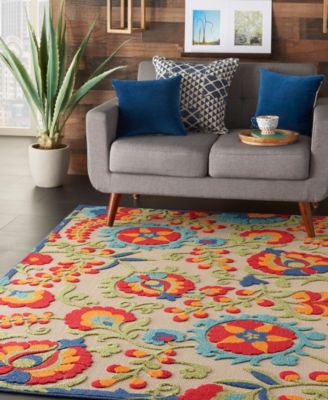 Aloha ALH17 3'6" x 5'6" Outdoor Area Rug