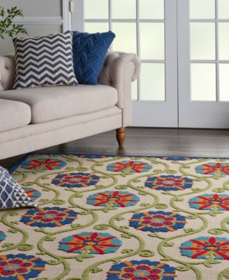 Aloha ALH19 3'6" x 5'6" Outdoor Area Rug