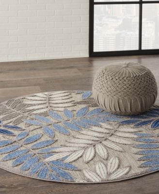Aloha ALH18 4' x 4' Round Area Rug