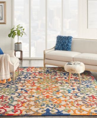 Aloha ALH21 7'10" x 10'6" Outdoor Area Rug