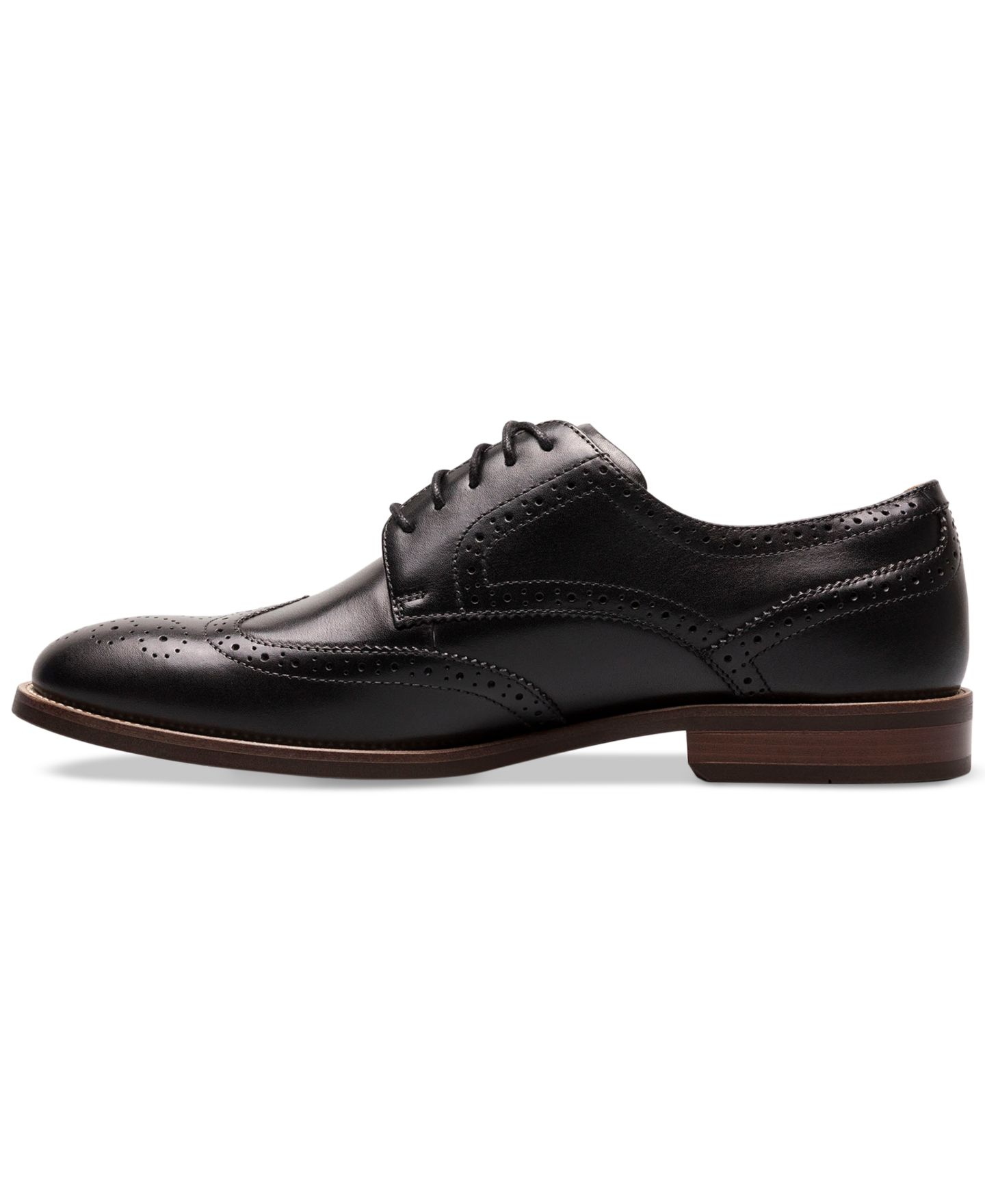 Мужские туфли Florsheim Ruvo Wingtip Oxford Dress Shoes, цвет: Чёрный — фото 5