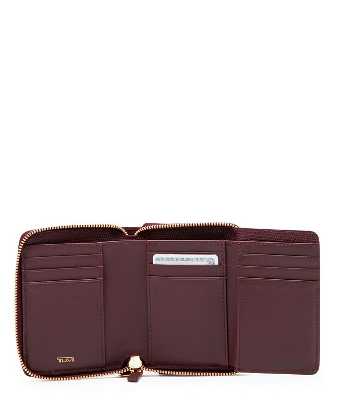 TUMI Voyageur Small Leather Goods TriFold ZipAround Macy's