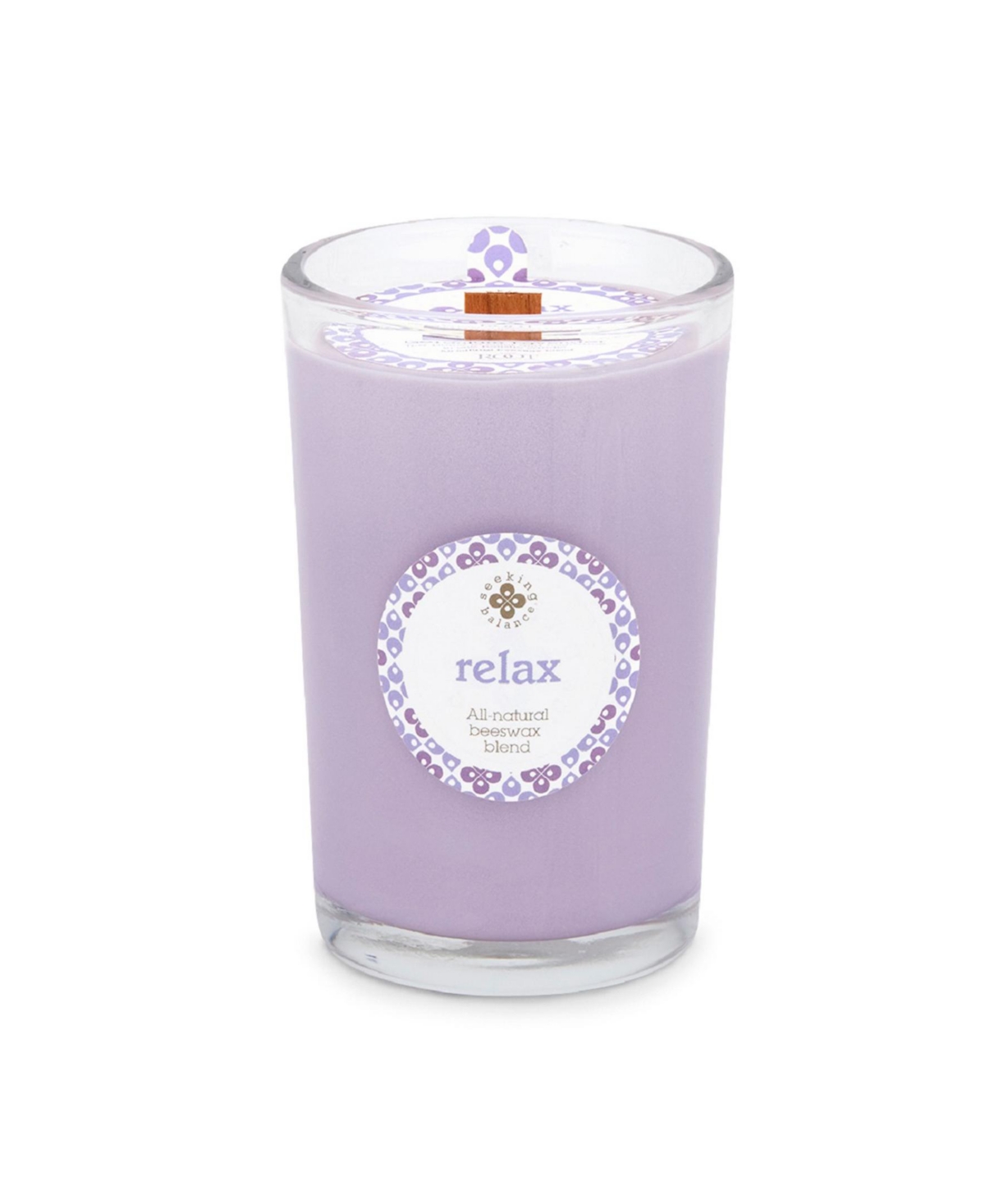 Seeking Balance Relax Geranium Lavender Spa Jar Candle, 8 oz - Lavender