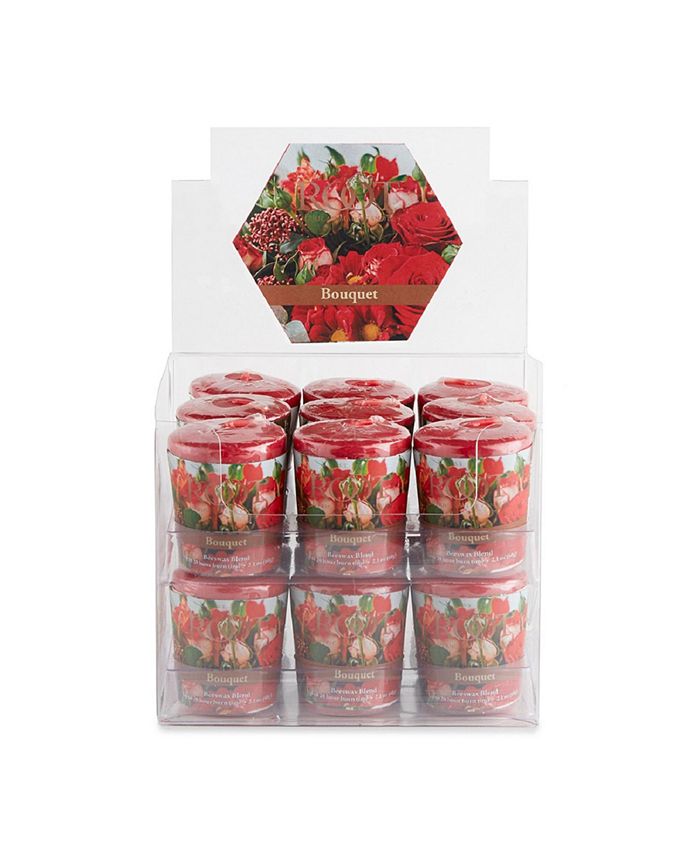 ROOT CANDLES Votive Bouquet 20 Hour Candles Set, 18 Piece Macy's