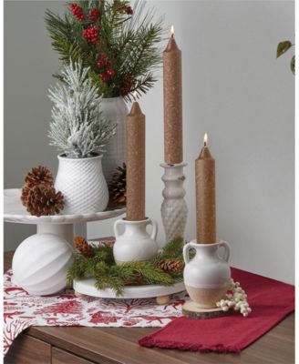 Timberline Collenette 9" Taper Candle Set, 4 Piece