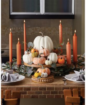 Grecian Collenette 7" Taper Candle Set, 4 Piece