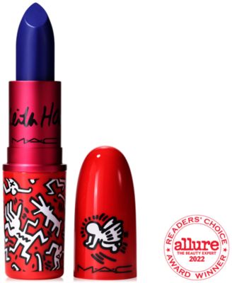 MAC - Viva Glam x Keith Haring Lipstick - Canal Blue