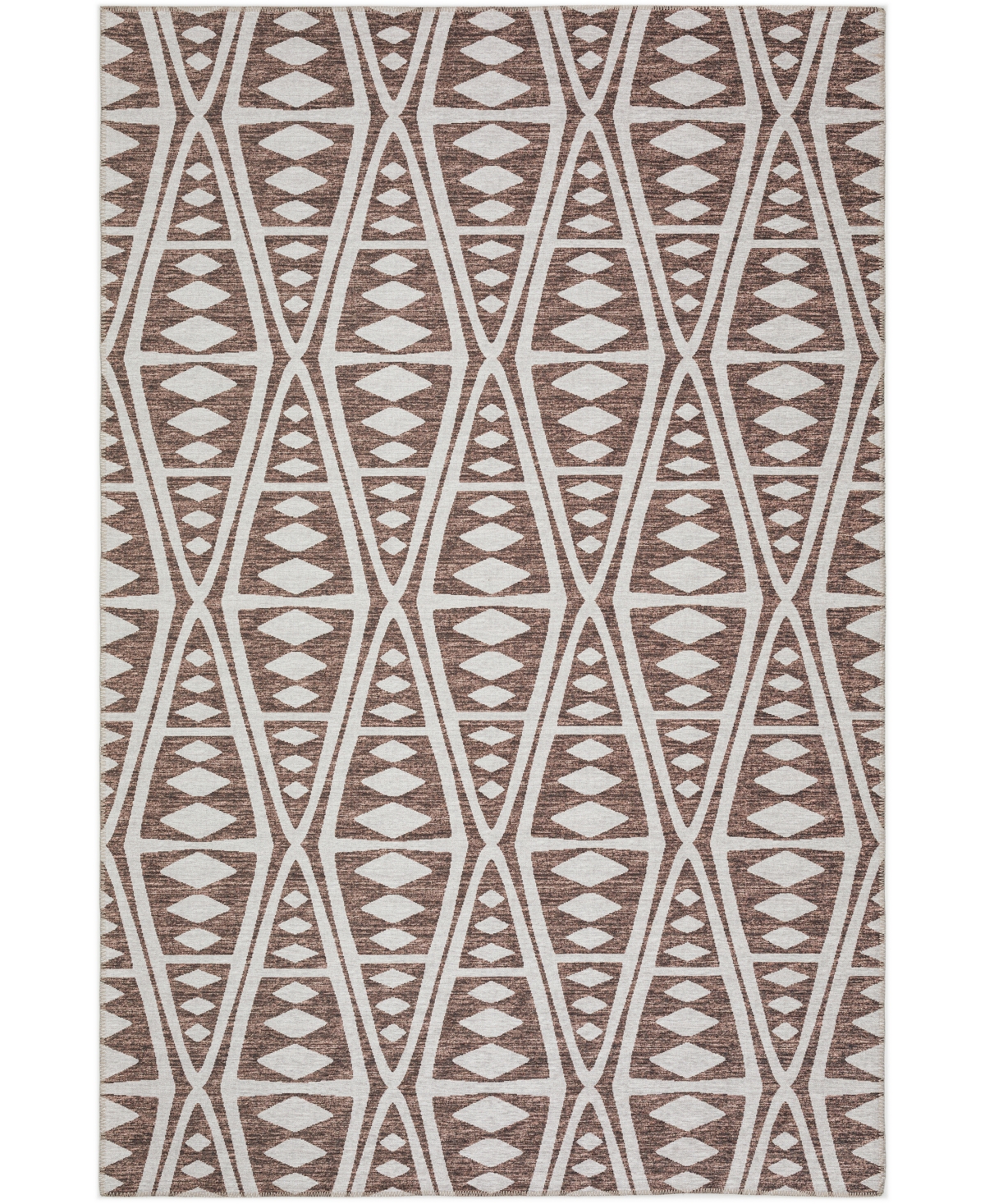 D Style Buttes BTS6 5' x 7'6in Area Rug - Coffee