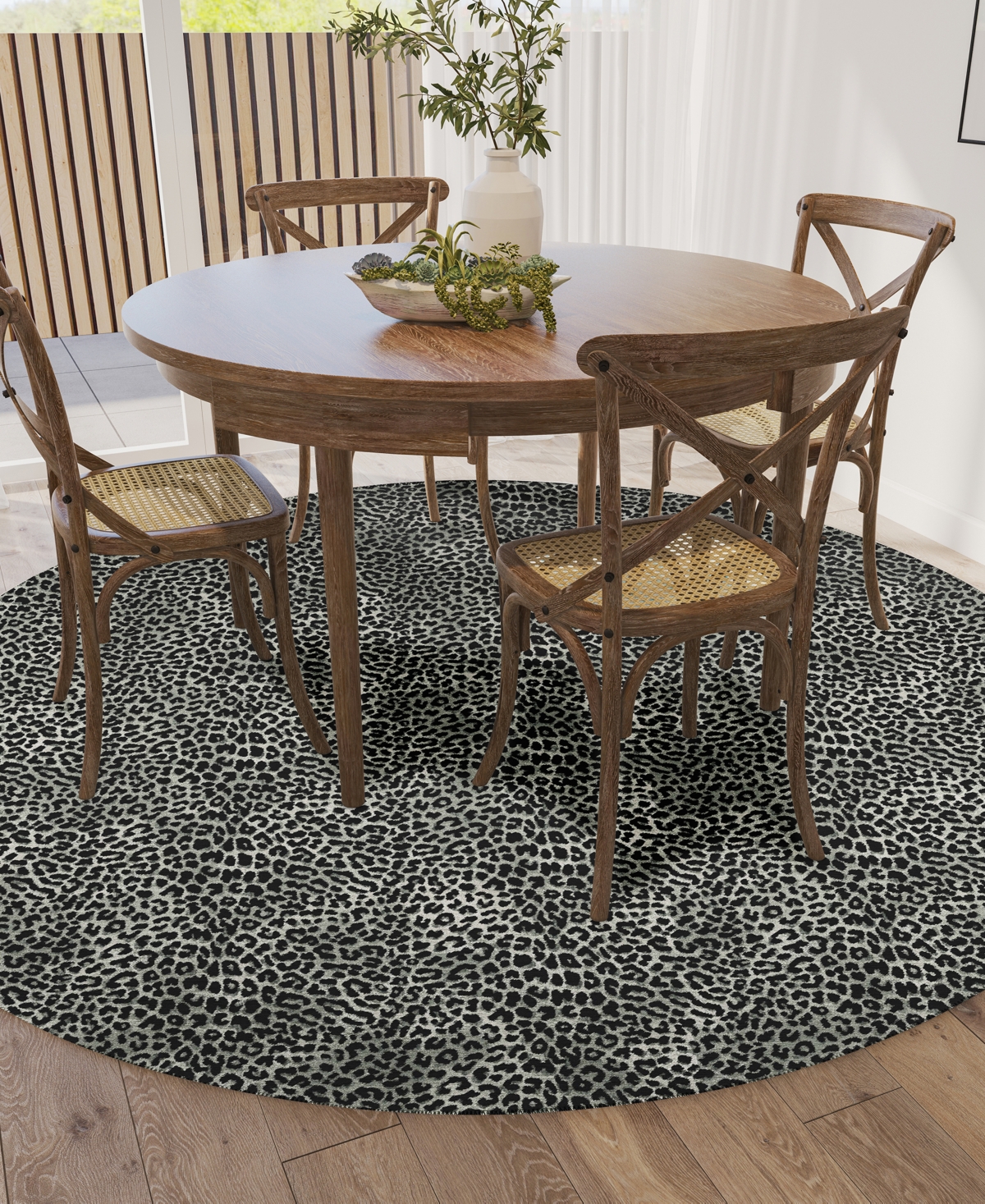 Dalyn Mali Washable ML2 4' x Round Area Rug